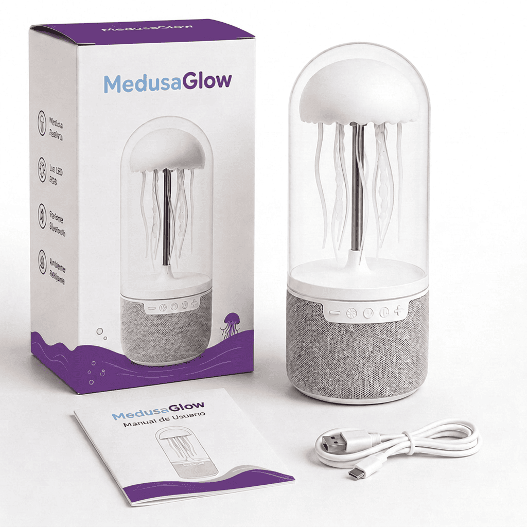 Lámpara Medusa + Parlante Bluetooth