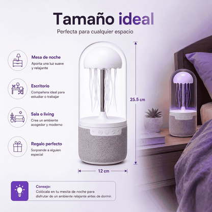 Lámpara Medusa + Parlante Bluetooth